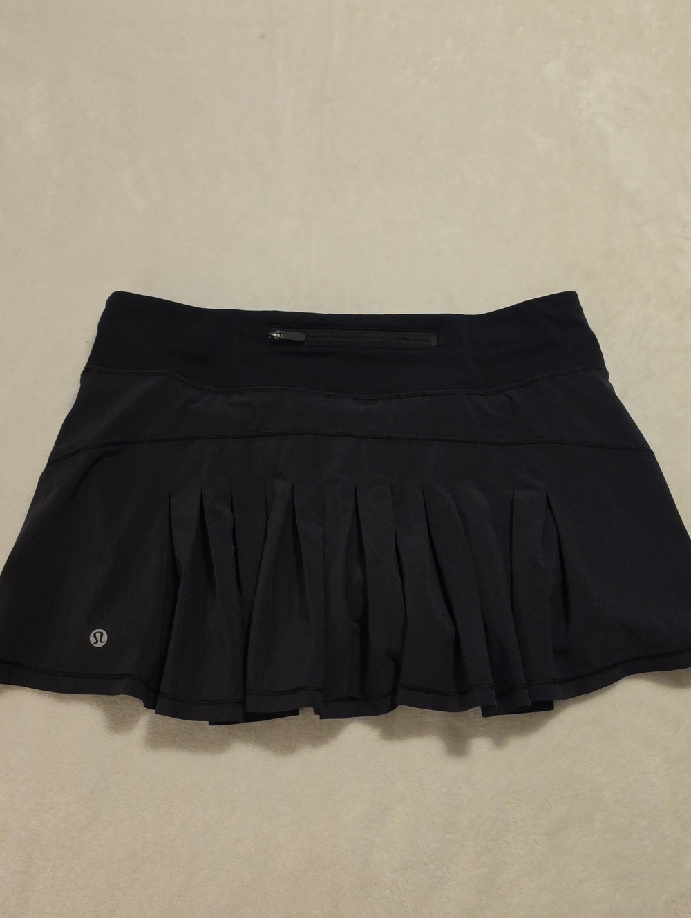 lululemon athletica Black Pleated Tennis Skort